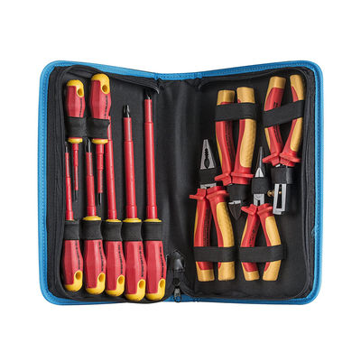 Zestaw 15 szt. VDE Tool Se Kit AC Tester izolowana taśma samoprzylepna Wkrętaki Toolstation 1000V