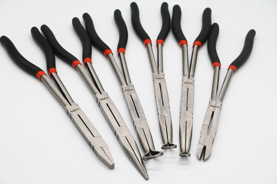 13-calowe szczypce z długimi wygiętymi końcówkami Vde Double X Joint Straight Extra Long Szczypce
