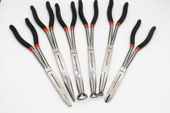 Szczypce o długim zasięgu 280 mm 11 &quot;13&quot; Podwójne złącze X 8 mm Zacisk rury węża Trzymający kabel