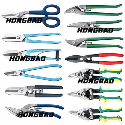 8 9 10 12 14-calowe nożyce do blachy lotniczej Cięcie cyny Heavy Duty Tin Snips Cięcie ołowiu