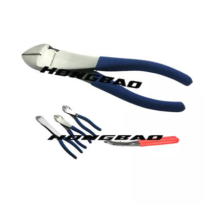 7 &quot;7,5&quot; 4 &quot;Ukośne szczypce tnące Izolowane CRV Stal stopowa Fat Big Head Bent Body