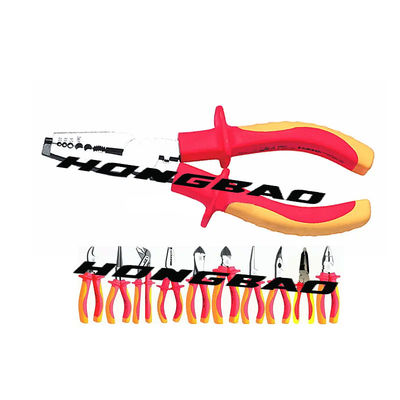 Bezpieczeństwo izolowane narzędzia VDE boczne szczypce tnące 150mm 6 "8" 7 "ukośne szczypce tnące 9"