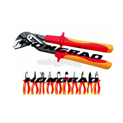 9-1/2 &quot;1000 V izolowany napięciem zanurzony uchwyt rękojeści D4 szczypce do pomp wodnych 1000V Heavy Duty narzędzie hydrauliczne szczypce do pomp wodnych