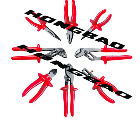 9-1/2 &quot;1000 V izolowany napięciem zanurzony uchwyt rękojeści D4 szczypce do pomp wodnych 1000V Heavy Duty narzędzie hydrauliczne szczypce do pomp wodnych