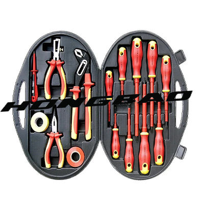 Zestaw 15 szt. VDE Tool Se Kit AC Tester izolowana taśma samoprzylepna Wkrętaki Toolstation 1000V