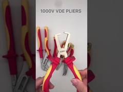 Narzędzia izolowane VDE 1000 V AWG 22 18 14 Szczypce do zaciskania drutu CRV 6